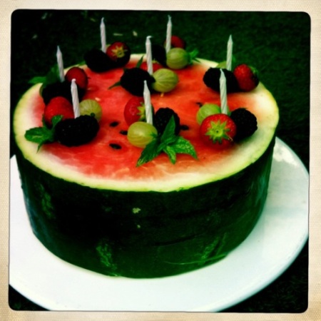 Watermelon cake